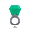 Teethin' Smart Birthstone Ring Teether - May(Emerald)