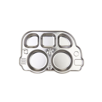 Stainless Divided Platter with Sectional Lid 