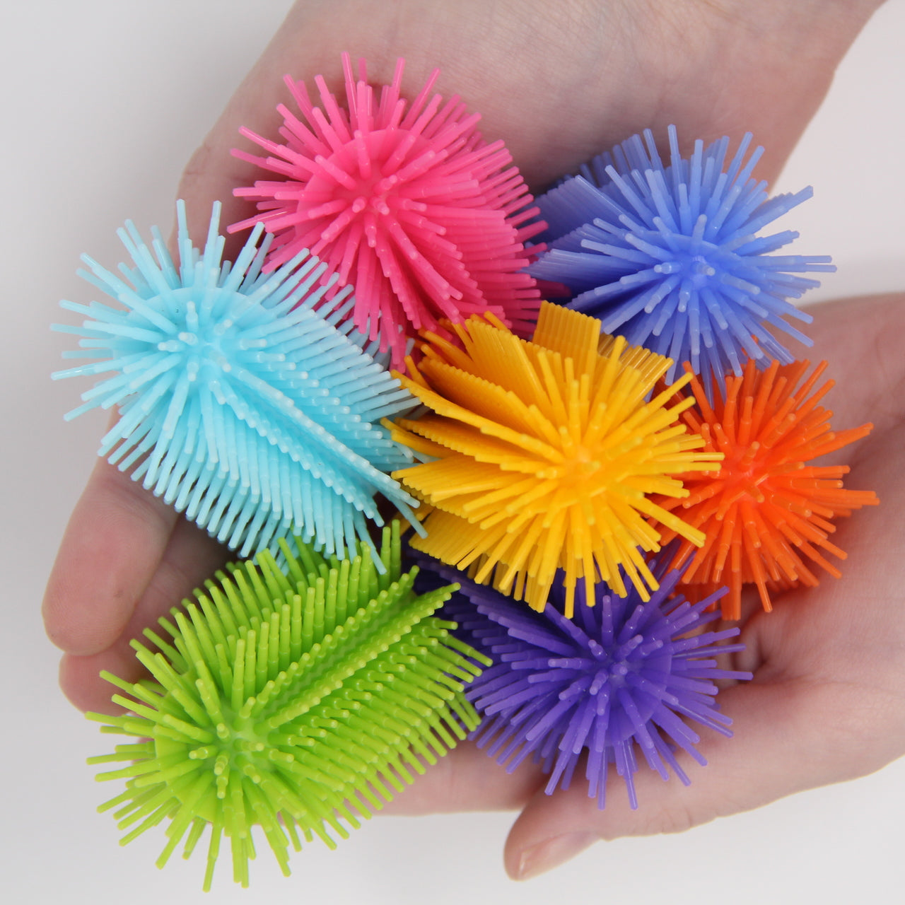 Spike Silicone Fidget Tactile Pencil TOPPER / Party Pack 8 Assorted