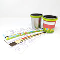 Din Din SMART DIY Stainless Cup (2 Pack) - innobaby