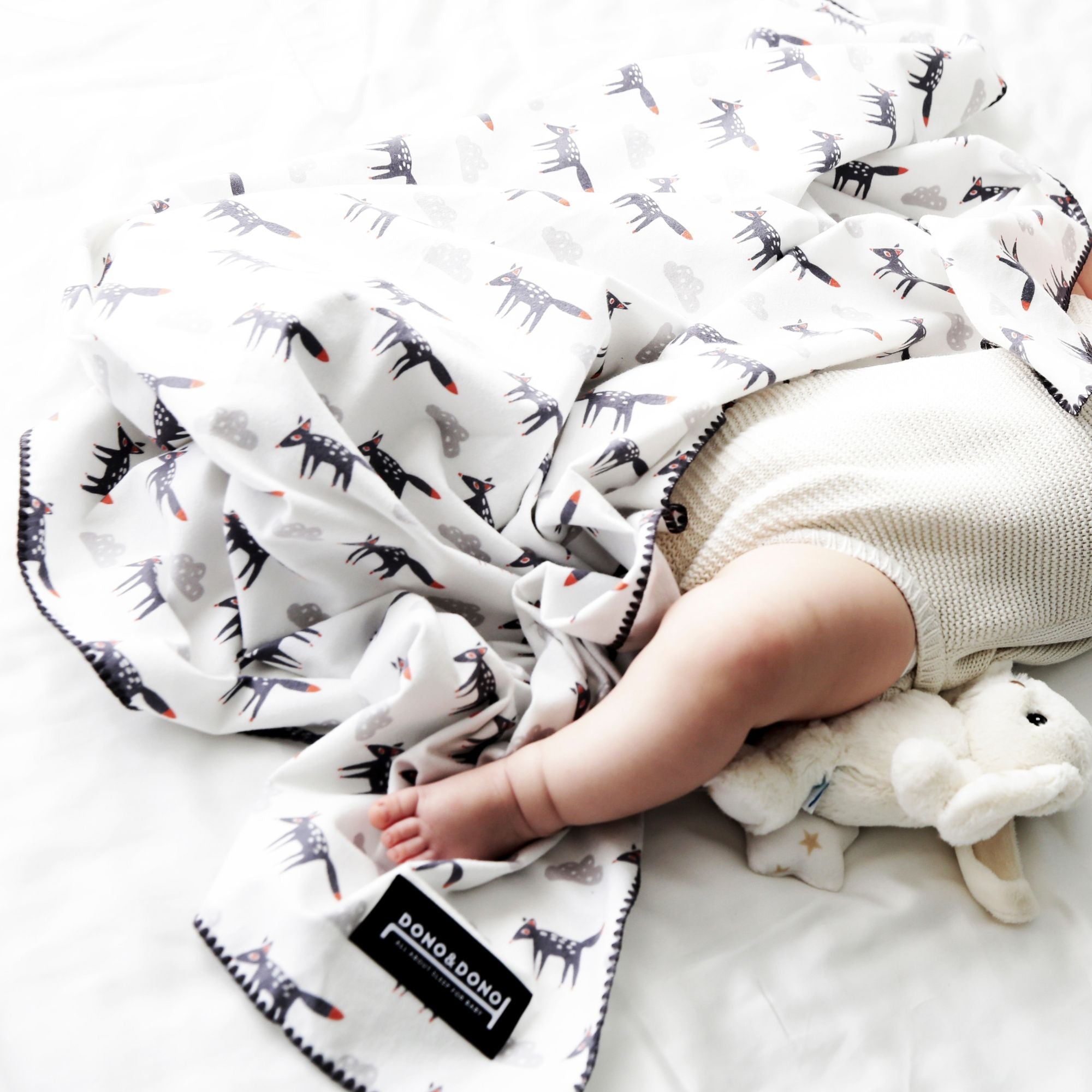 Dono & Dono Cotton Flannel Baby Blanket - innobaby