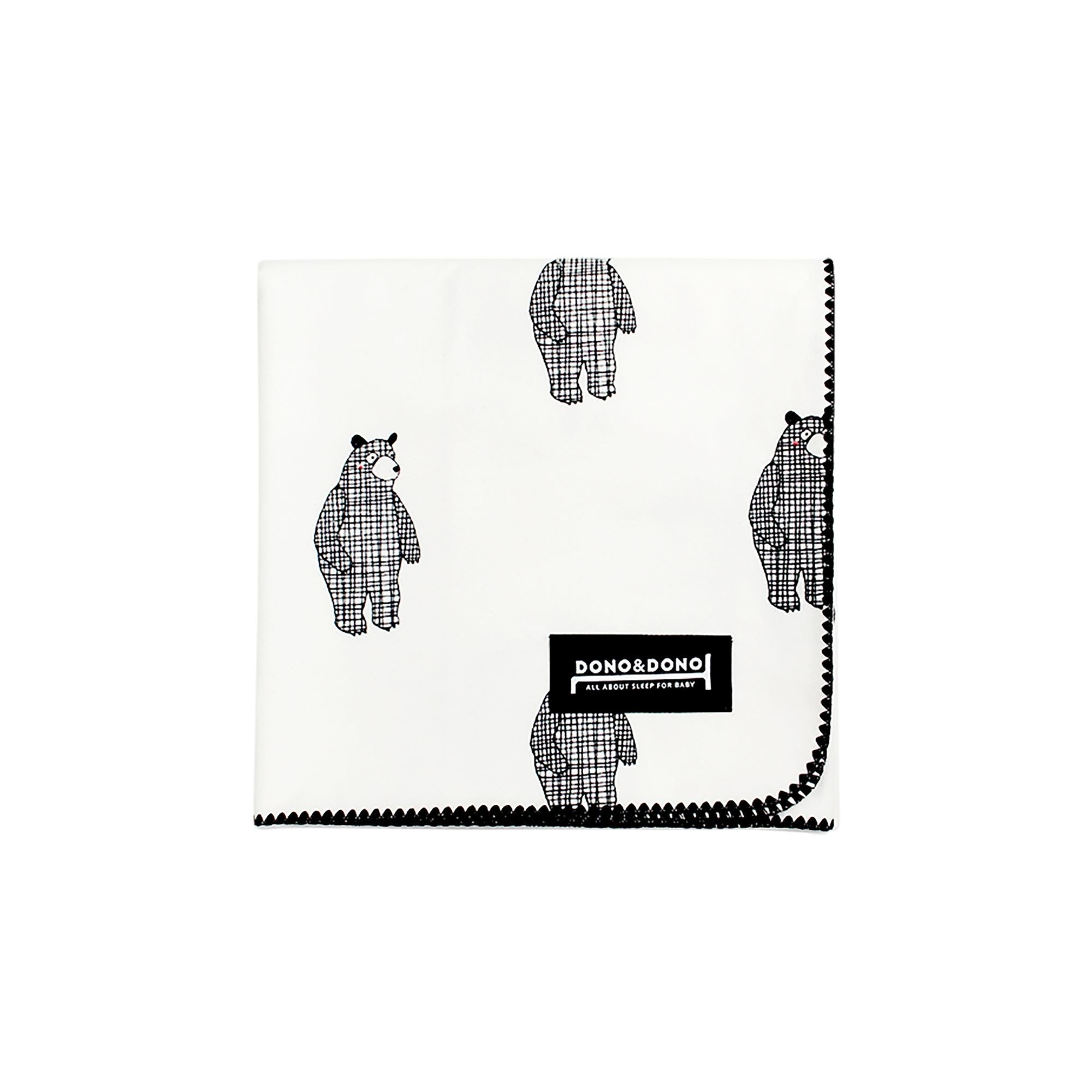 Dono&Dono Multi-Purpose Cotton Cuddle Blanket Big Bear - JoliMoli