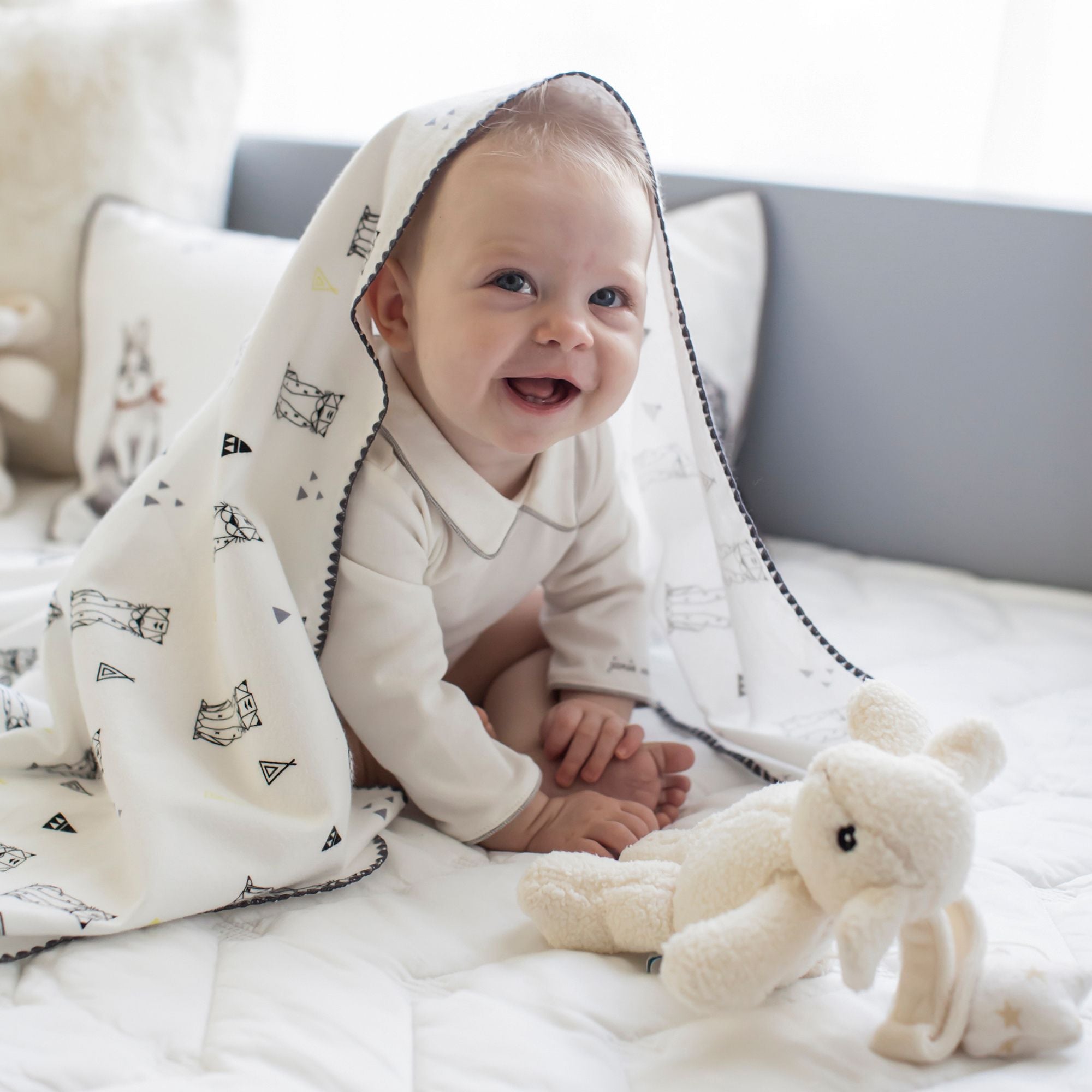 Dono & Dono Cotton Flannel Baby Blanket - innobaby