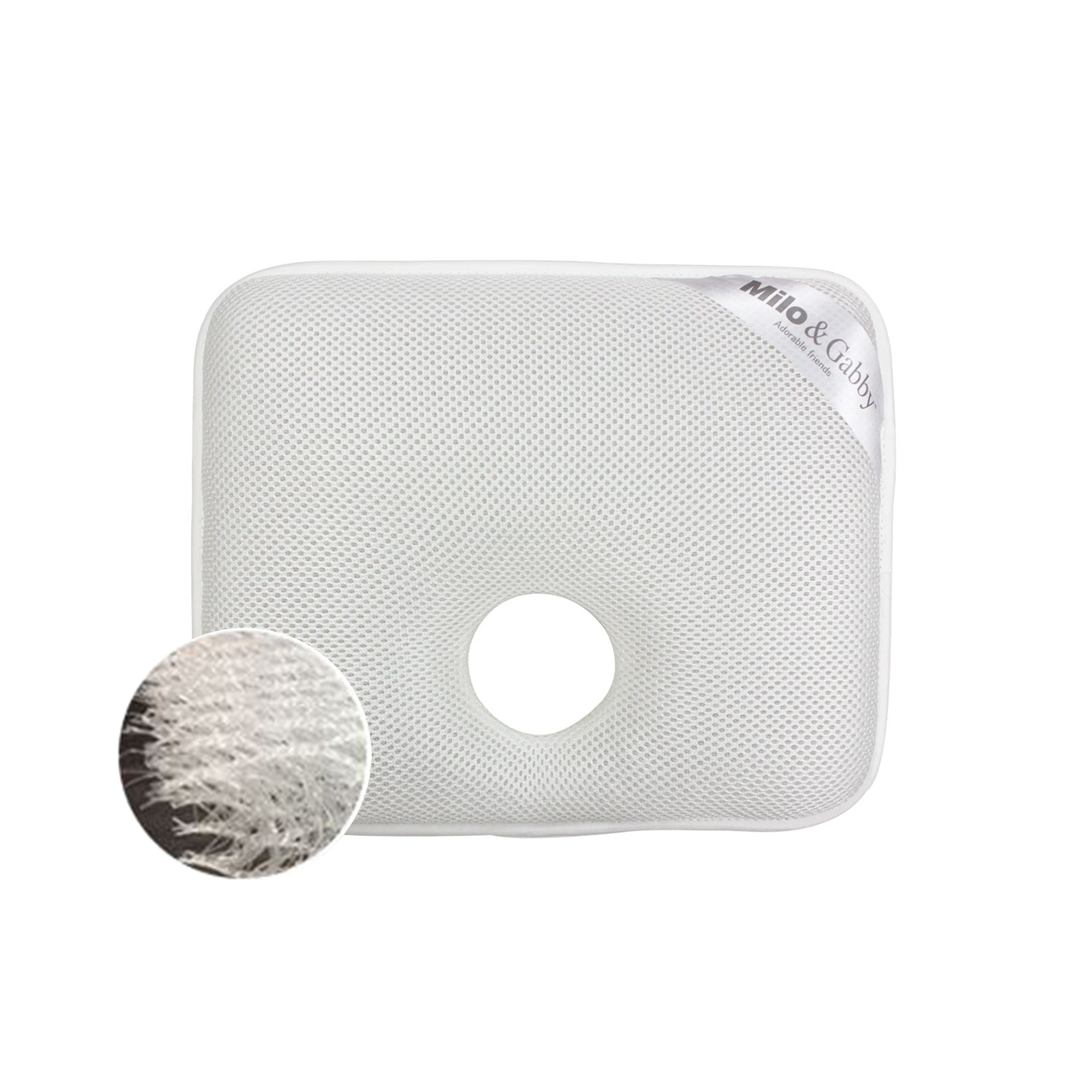 Milo & Gabby 3D Air Mesh Baby Pillow insert for Flat Head Syndrome