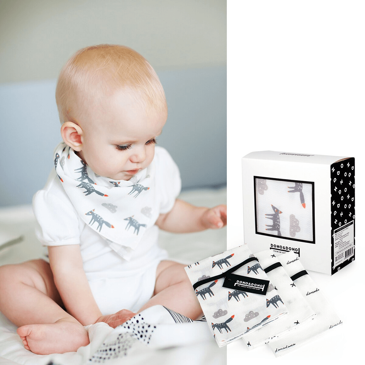 Mini Muslin Squares Trial (3 Pack) - innobaby