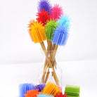Spike Silicone Fidget Tactile Pencil TOPPER / Party Pack 24 Assorted Colors - innobaby