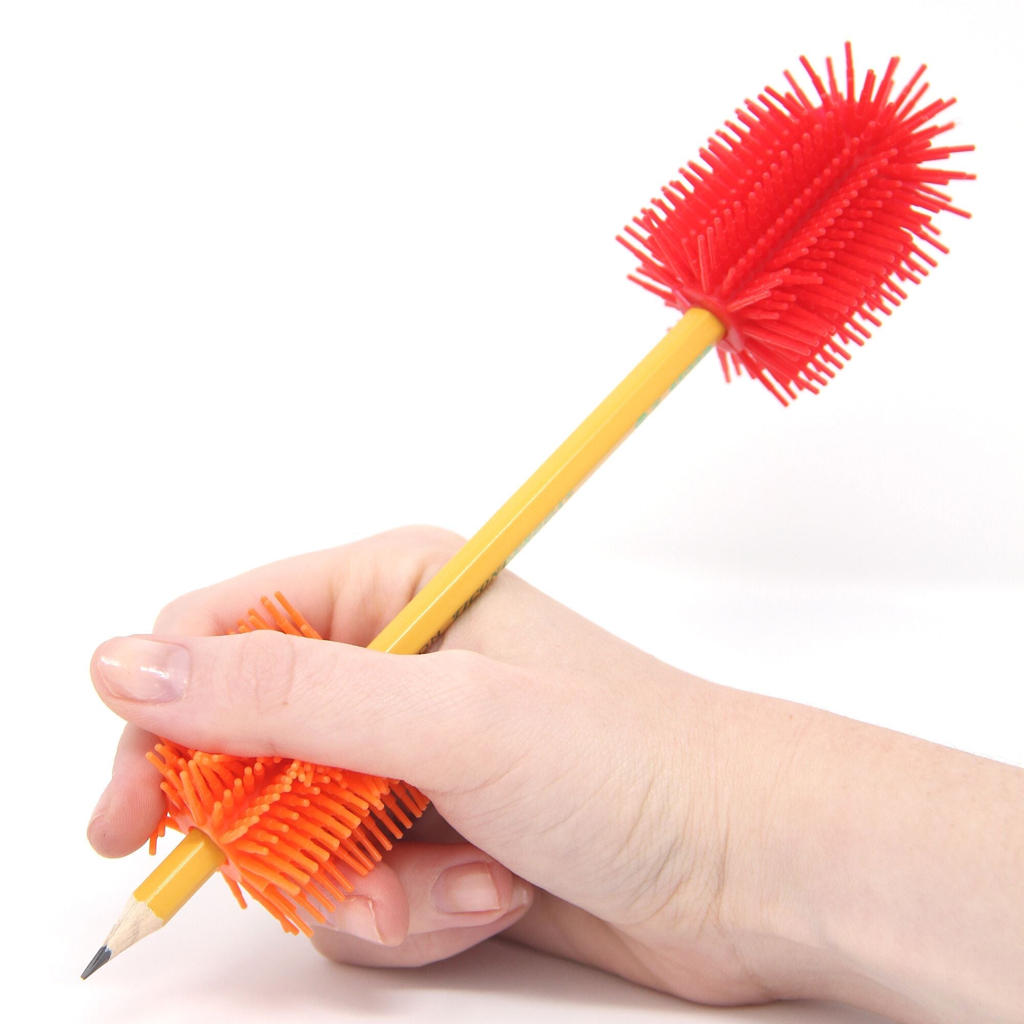 Spike Silicone Fidget Tactile Pencil TOPPER / Party Pack 8 Assorted - innobaby