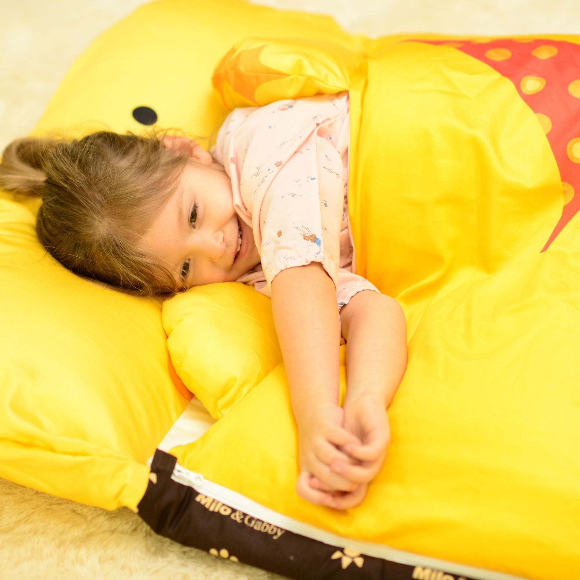 Milo & Gabby Nap Mat with Duvet, Removable Pillow and Blanket, 320